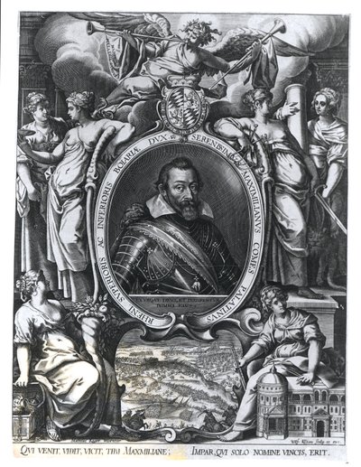 Portrait de Maximilien Ier de Bavière, gravé par Wolfgang Kilian - Johann Matthias Kager